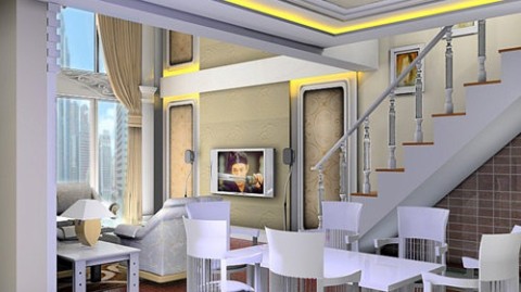 楼中楼装修花多少才合理？挑高客厅别瞎封，50㎡老复式用楼梯贴纸省出2万，全屋完工清单公开